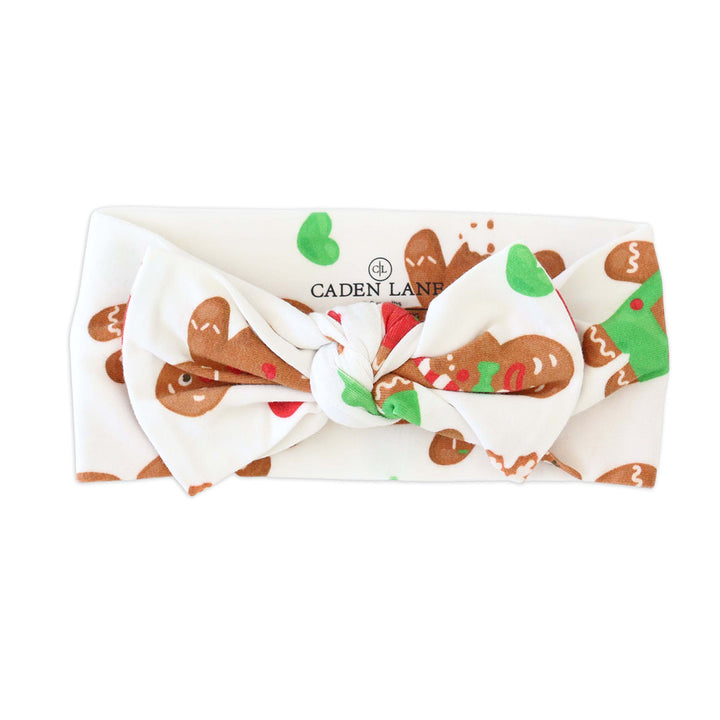 gingerbread bamboo bow headwrap
