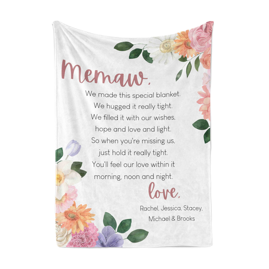 Personalized Blanket | Message for Grandma