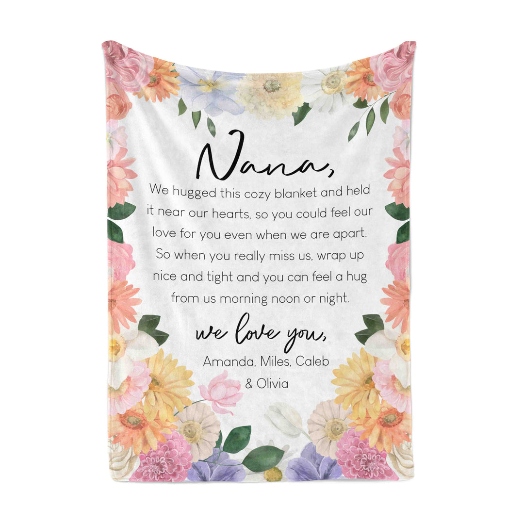 Personalized Blanket | Note to Grandma