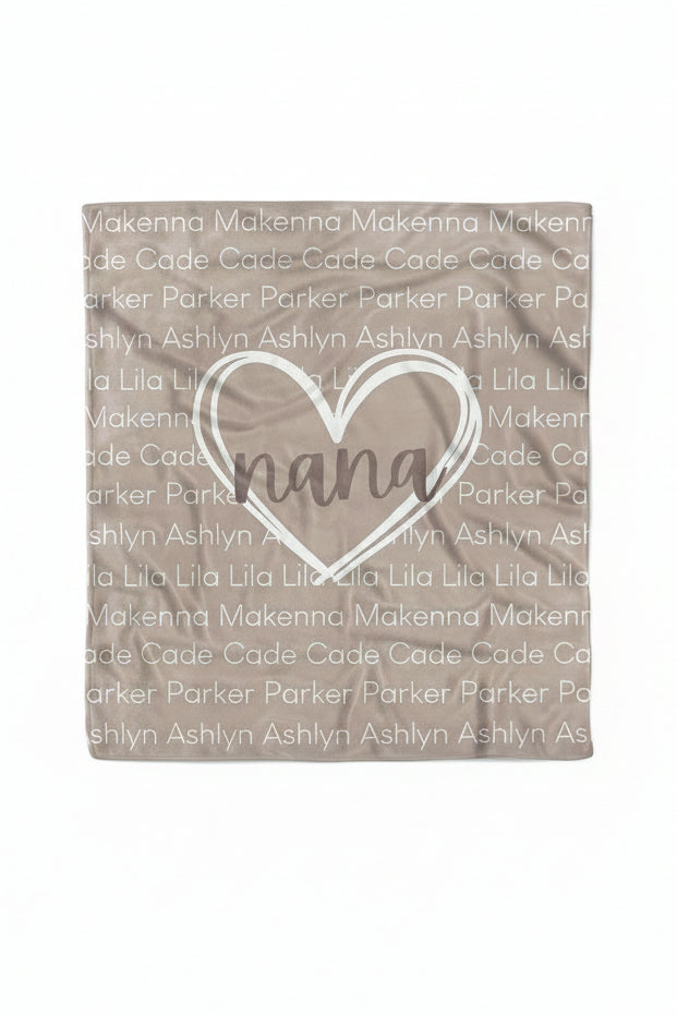 Personalized Blanket | Mom's Heart
